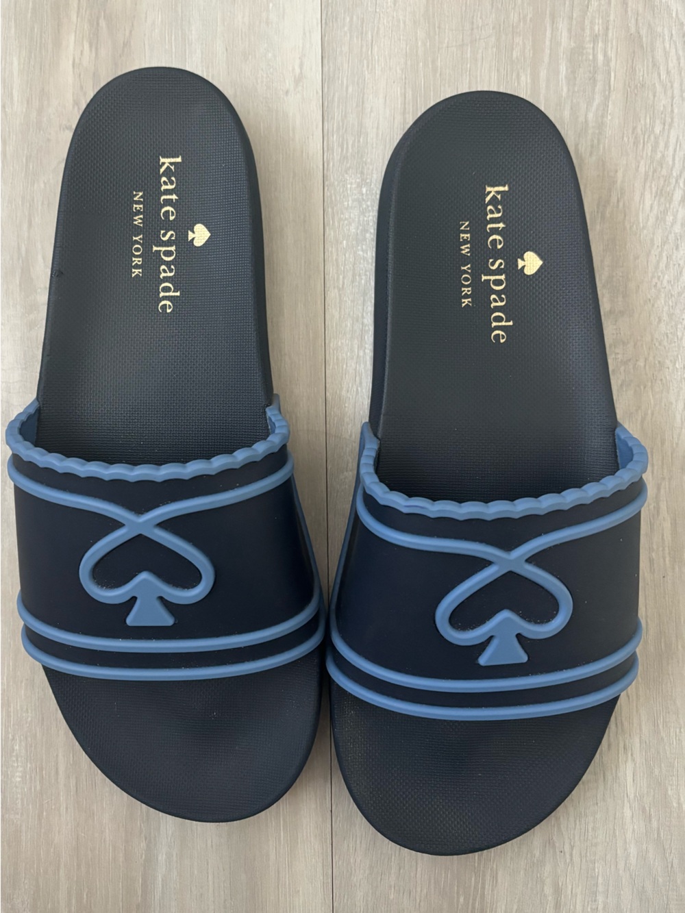 Kate Spade Brigitte Sandal in Navy Blue - Picture 3 of 5